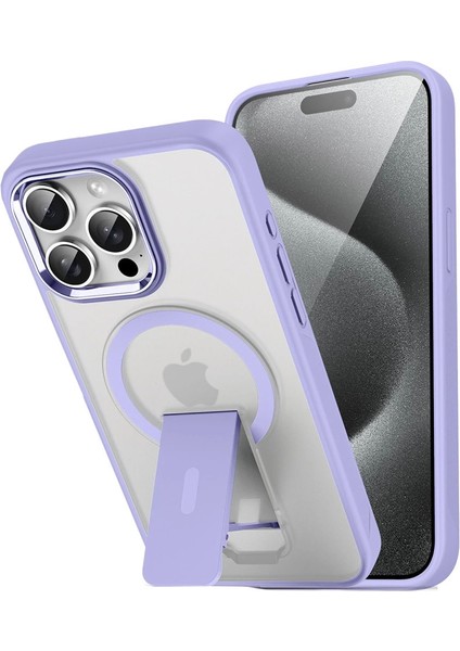 Buğz Newface Iphone 12 Tork Magsafe Standlı Kapak - Lila fiyatları