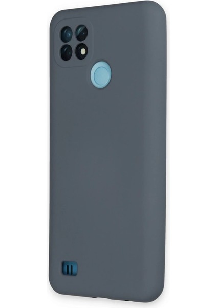 Buğz Realme C21 Kılıf Nano Içi Kadife Silikon - Gri fiyatları