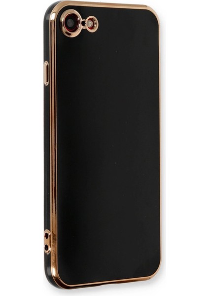 Buğz Iphone 7 Kılıf Volet Silikon - Siyah