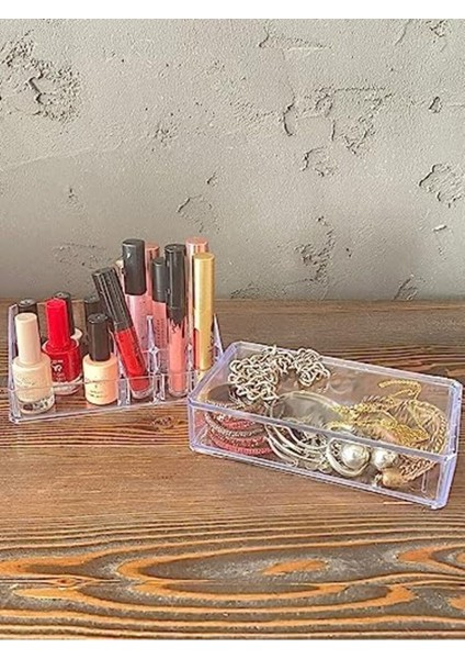 Renkli Piramit Kozmetik Düzenleyici Organizer, Şık ve Pratik Saklama Çözümü modelleri