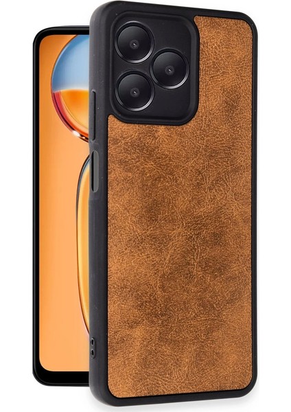 Buğz Newface Realme Note 50 4g Kılıf Aras Deri Kapak - Taba fiyatları