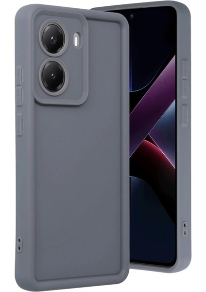 Buğz Xiaomi Poco X7 Pro Viera Silikon - Gri