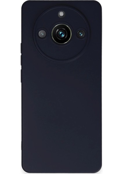 Buğz Newface Realme 11 Pro Kılıf Nano Içi Kadife Silikon - Lacivert