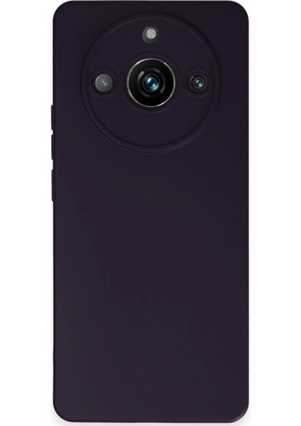 Buğz Newface Realme 11 Pro Kılıf Nano Içi Kadife Silikon - Mor