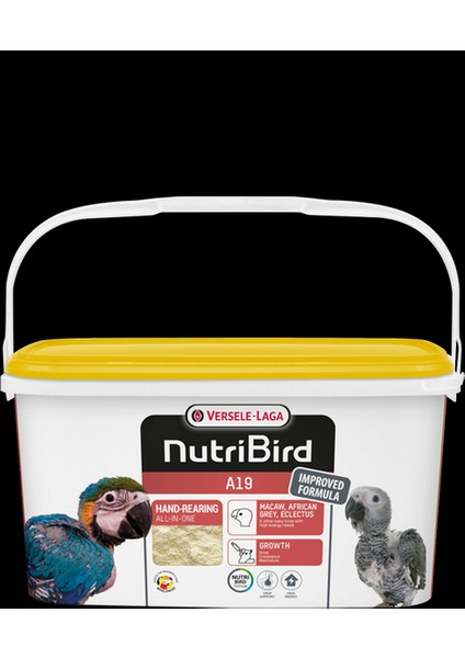 Lzrdwzrd Versele Laga Nutrıbırd A19 Elle Yetiştirme Maması 3kg