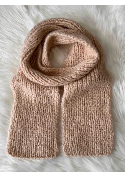 El Örgüsü Moher Yün Ip Kadın Atkı