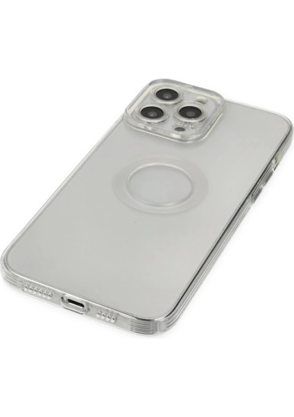 Buğz Iphone 14 Pro Max Kılıf Santa Lens Silikon - Şeffaf modelleri