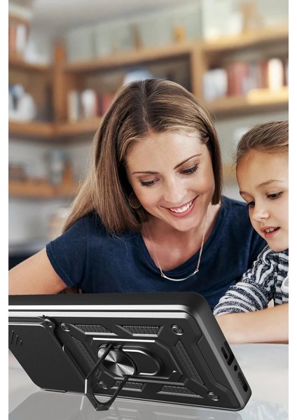 Buğz Xiaomi Mi 15 Kılıf Pars Lens Yüzüklü Silikon - Lacivert fırsatları