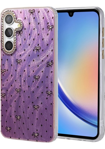 Buğz Samsung Galaxy A34 5g Kılıf Blade Aynalı Desenli Kapak - Desen 2