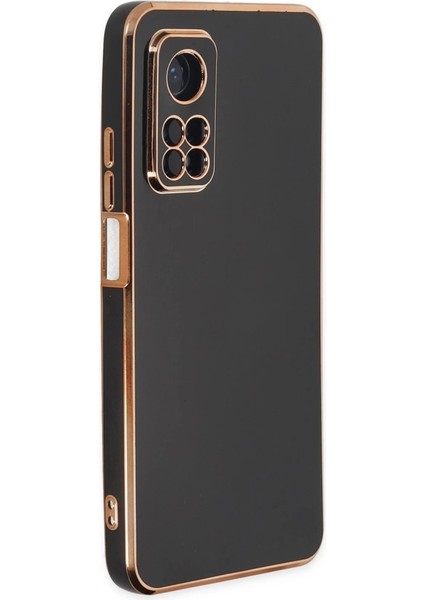 Buğz Xiaomi Mi 10T Kılıf Volet Silikon - Siyah