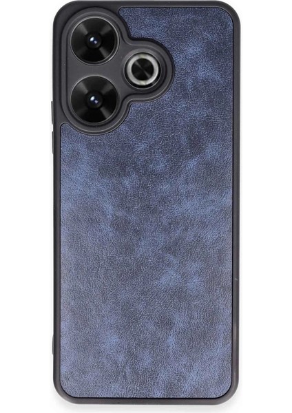 Buğz Xiaomi Redmi 13 4g Kılıf Aras Deri Kapak - Lacivert