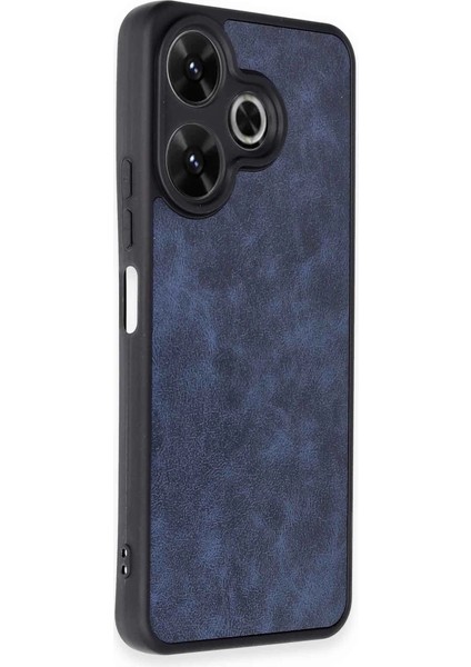 Buğz Xiaomi Redmi 13 4g Kılıf Aras Deri Kapak - Lacivert fiyatları