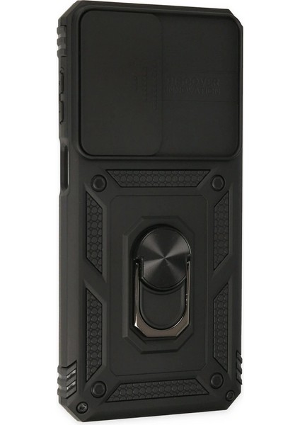 Buğz Samsung Galaxy M33 Kılıf Pars Lens Yüzüklü Silikon - Siyah fiyatları