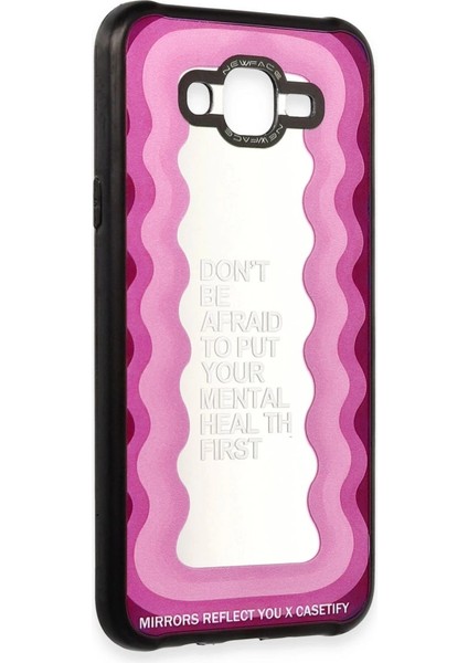 Buğz Samsung Galaxy J7 Kılıf Mirror Desenli Kapak - Mirror - 11