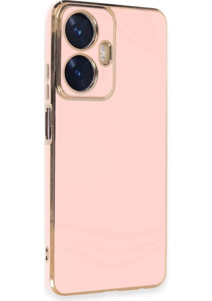 Buğz Realme C55 Kılıf Volet Silikon - Pembe fiyatları