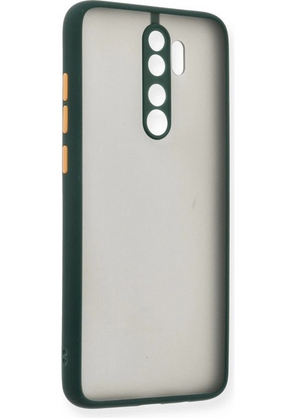 Buğz Xiaomi Redmi Note 8 Pro Kılıf Montreal Silikon Kapak - Yeşil