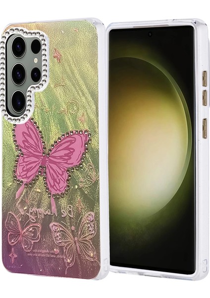 Buğz Samsung Galaxy S25 Ultra Kılıf Blade Aynalı Desenli Kapak - Desen 5