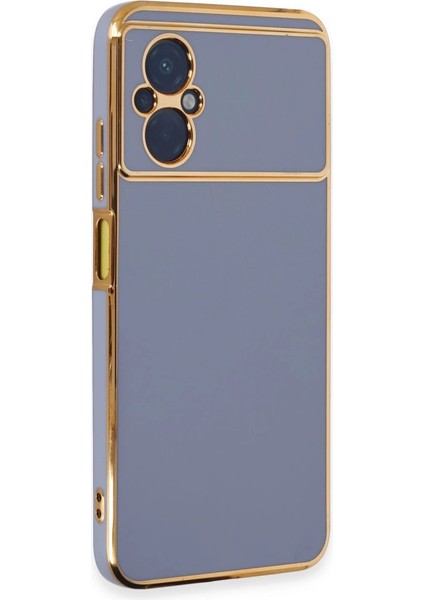 Buğz Xiaomi Poco M5 Kılıf Volet Silikon - Mavi