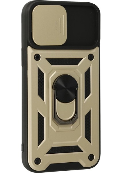 Buğz Iphone 13 Pro Kılıf Pars Lens Yüzüklü Silikon - Gold fiyatları