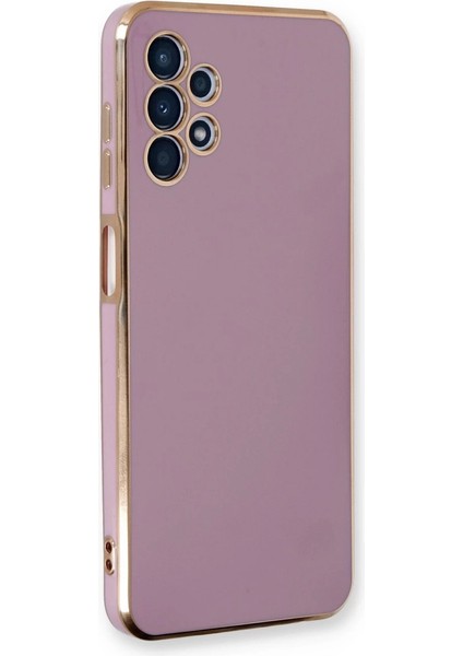 Buğz Samsung Galaxy A13 4g Kılıf Volet Silikon - Mor