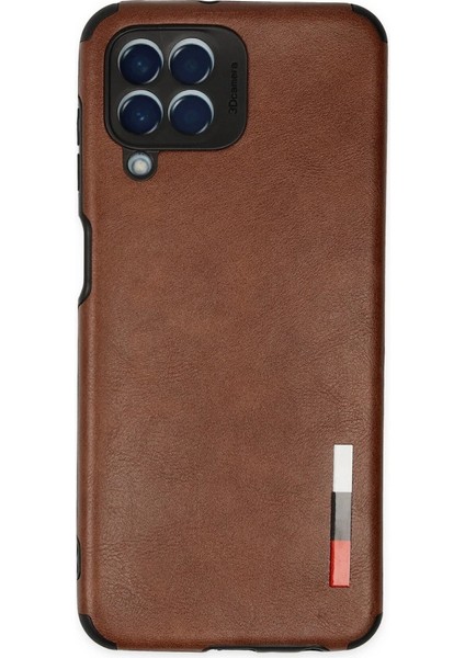 Buğz Samsung Galaxy M33 Kılıf Loop Deri Silikon - Kahverengi