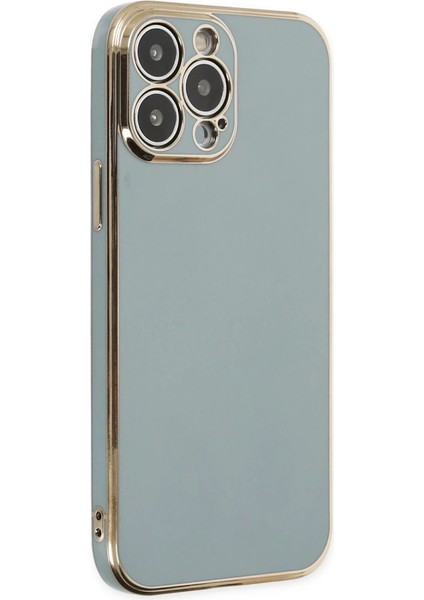 Buğz Iphone 13 Pro Max Kılıf Volet Silikon - Açık Yeşil