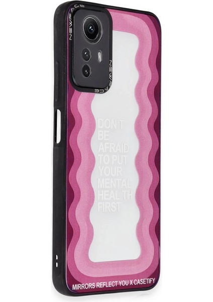 Buğz Newface Xiaomi Redmi Note 12 Pro 5g Kılıf Mirror Desenli Kapak - Mirror - 11