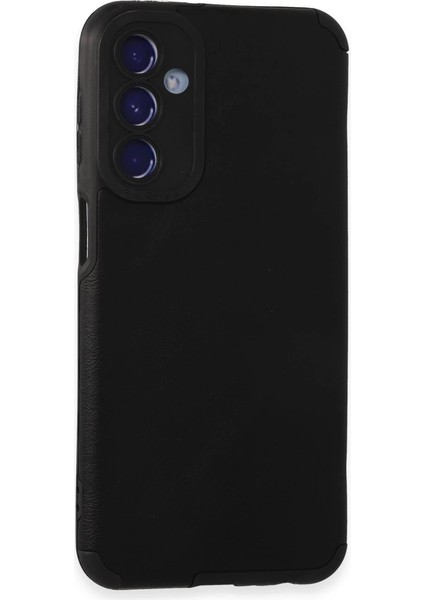 Buğz Samsung Galaxy M34 5g Kılıf Loop Deri Silikon - Siyah