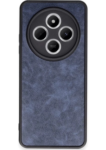 Buğz Xiaomi Redmi 14C Kılıf Aras Deri Kapak - Lacivert