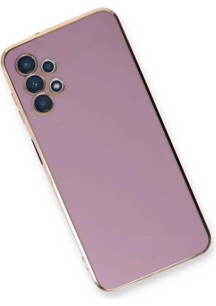 Buğz Samsung Galaxy A13 4g Kılıf Volet Silikon - Mor modelleri