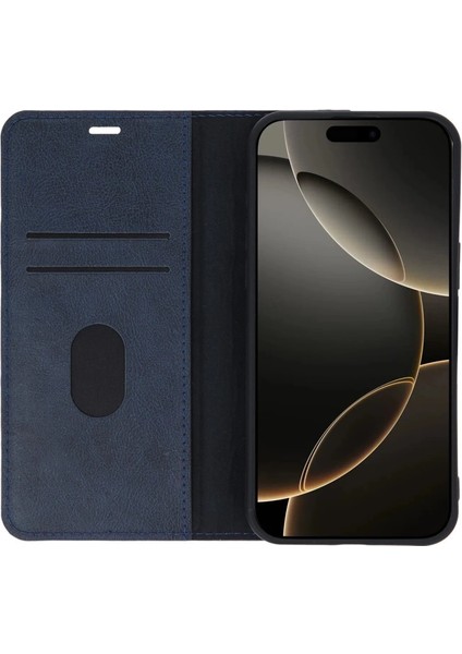 Buğz Iphone 15 Pro Max Kılıf Trend S Plus Kapaklı Kılıf - Lacivert fiyatları