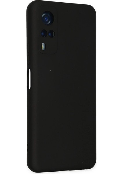 Buğz Vivo Y53S Kılıf Nano Içi Kadife Silikon - Siyah modelleri