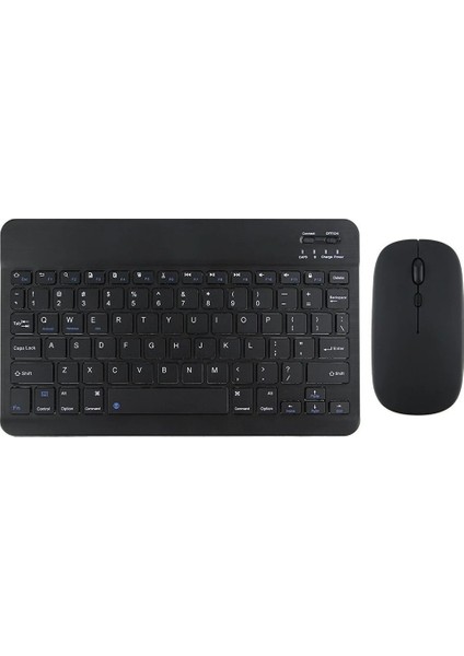 Kablosuz Bluetooth Şarjlı Tablet Telefon Pc Uyumlu Klavye Mouse Seti Ultra Ince Taşınabilir Siyah Renk fiyatları