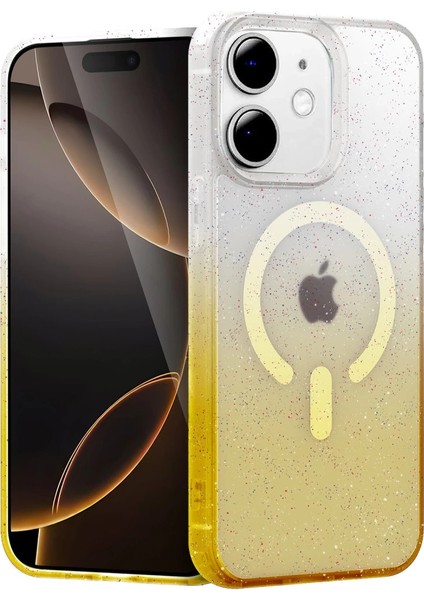 Buğz Apple Iphone 11 Pummel Shiny Magsafe Kapak - Gold