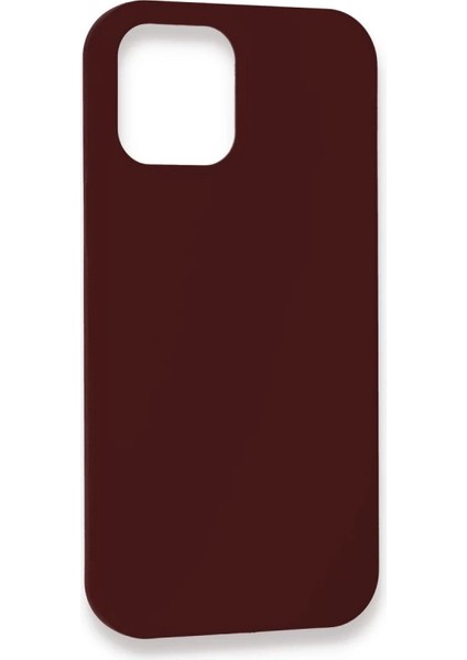 Buğz Iphone 12 Pro Kılıf Lansman Legant Silikon - Bordo modelleri