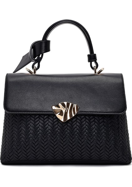 Kadın Siyah Uzun Askılı Klasik Kol Çantası 25ABD284614 fırsatları