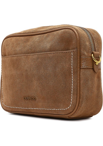 Kadın Taba Uzun Askılı Süet Deri Çapraz Çanta 25WBD252510 indirimleri