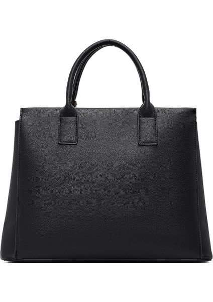 Kadın Siyah Uzun Askılı Aksesuarlı Kol Çantası 25WBD255518 modelleri