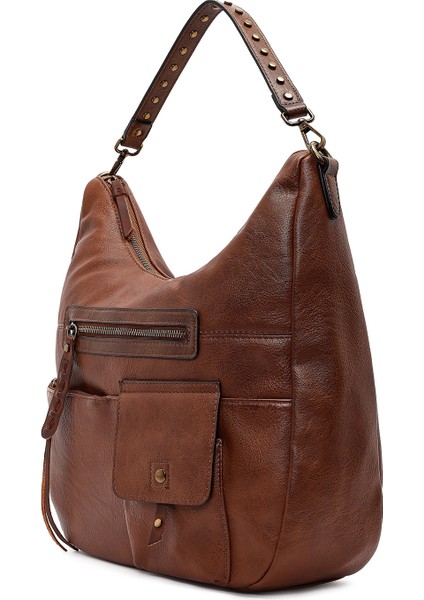 Kadın Kahverengi Uzun Askılı Omuz Çantası 25WBD255318 indirimleri