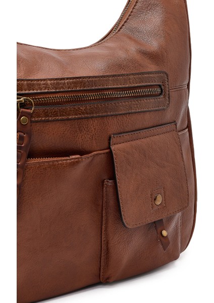 Kadın Kahverengi Uzun Askılı Omuz Çantası 25WBD255318