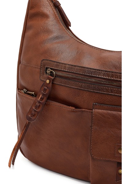 Kadın Kahverengi Uzun Askılı Omuz Çantası 25WBD255318