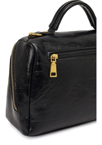 Kadın Siyah Uzun Askılı Çapraz Çanta 25WBD252218