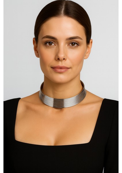 Linea Metal Choker Kolye