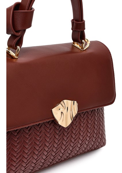 Kadın Kahverengi Uzun Askılı Klasik Kol Çantası 25ABD284614