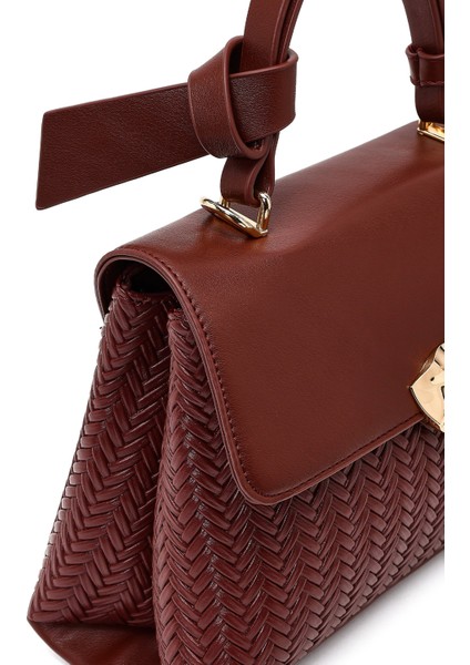 Kadın Kahverengi Uzun Askılı Klasik Kol Çantası 25ABD284614