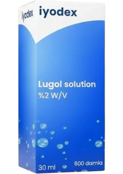 İyodex Lugol İyot Selenyum %2 30 ML 600 Damla Saf Renklendirici İçermez