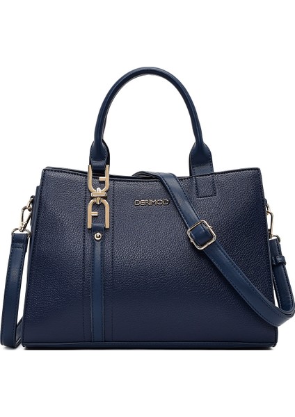 Kadın Lacivert Uzun Askılı Klasik Kol Çantası 25WBD2855FT