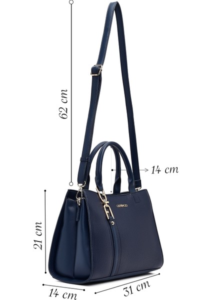 Kadın Lacivert Uzun Askılı Klasik Kol Çantası 25WBD2855FT fiyatları