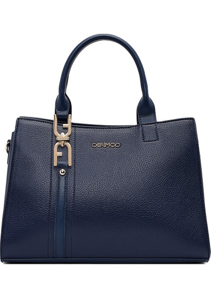 Kadın Lacivert Uzun Askılı Klasik Kol Çantası 25WBD2855FT fırsatları