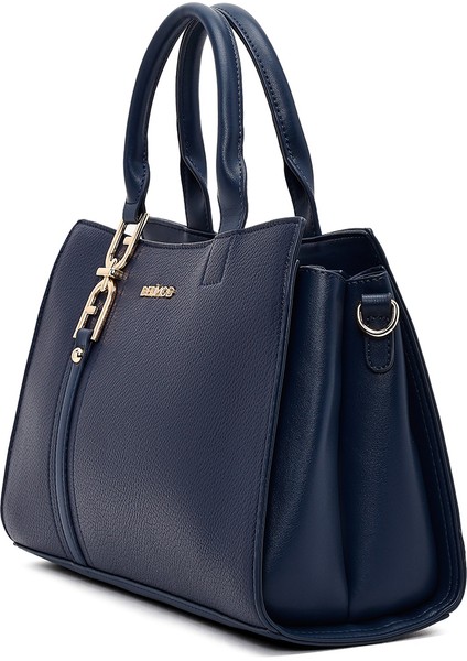 Kadın Lacivert Uzun Askılı Klasik Kol Çantası 25WBD2855FT indirimleri